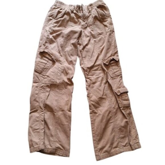 BDG Urban Outfitters Y2K Cargo Corduroy Brown Size Small Elastic Waist Small - Picture 1 of 7